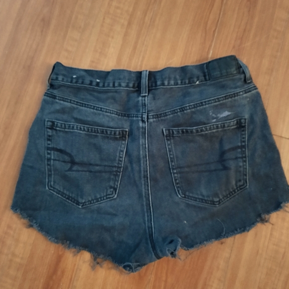 Black denim shorts - Picture 1 of 1
